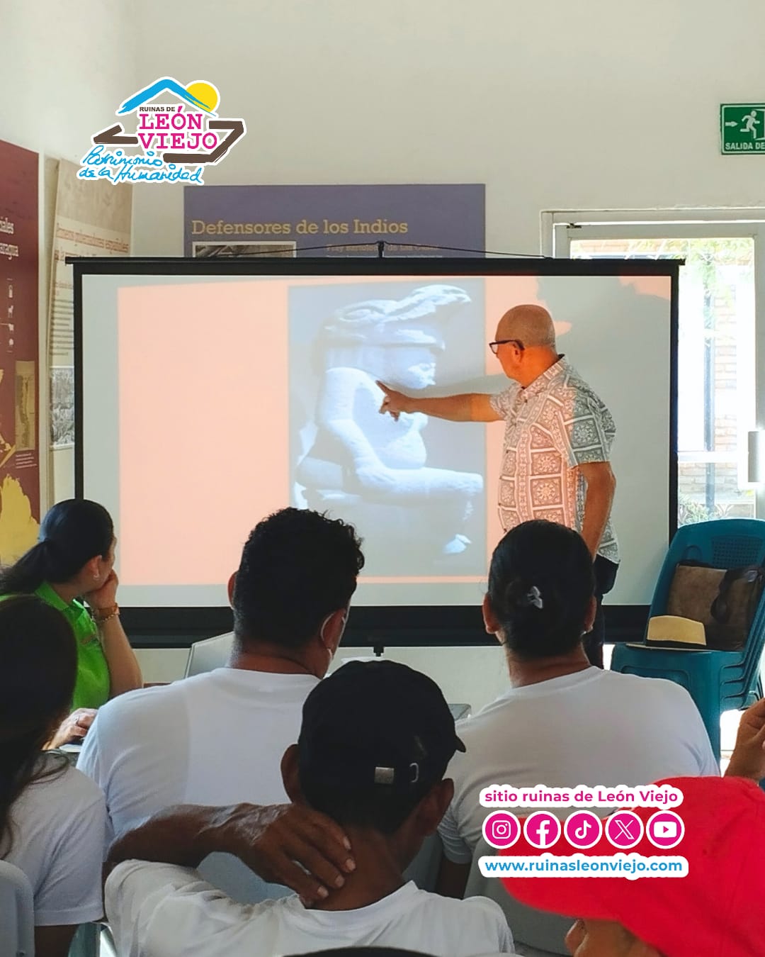 Sitio Ruinas de León Viejo inicio una serie de capacitaciones en coordinación con INTUR durante el mes de marzo-2025