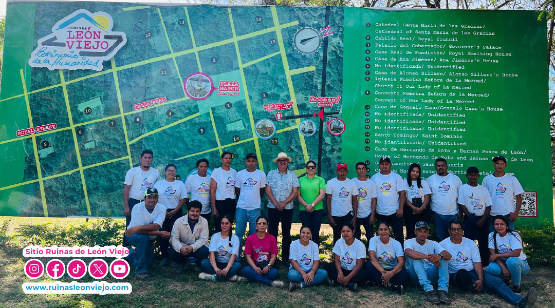 Sitio Ruinas de León Viejo inicio una serie de capacitaciones en coordinación con INTUR durante el mes de marzo-2025