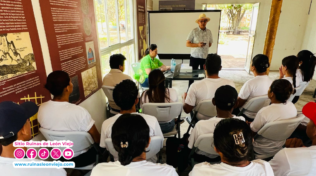 Sitio Ruinas de León Viejo inicio una serie de capacitaciones en coordinación con INTUR durante el mes de marzo-2025